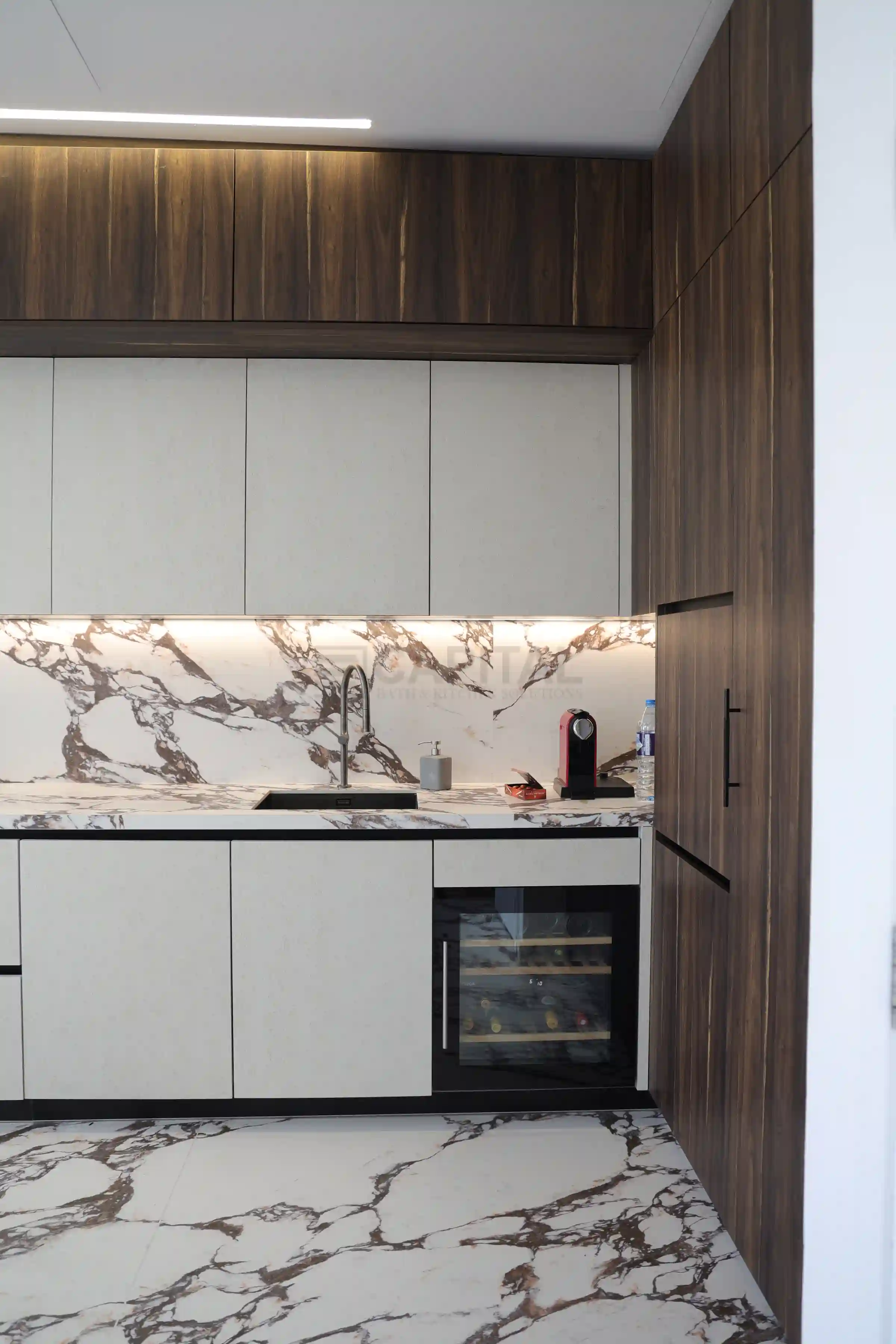 Kitchen Counter and Backsplash Detail