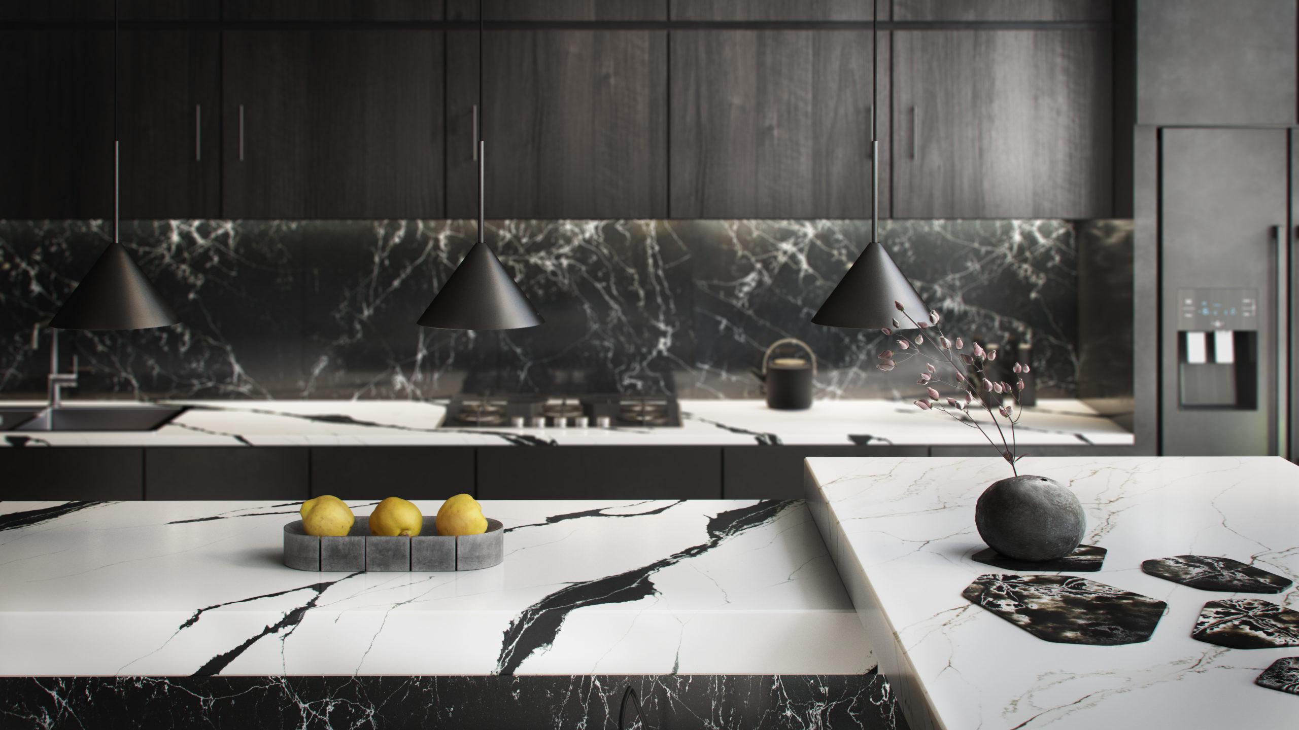 CALACATTA BLACK POLISHED