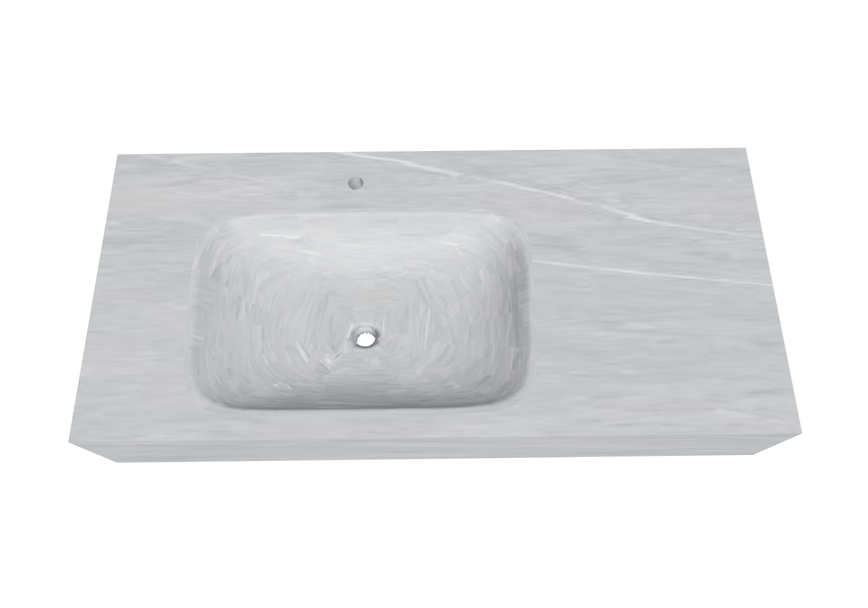 Elegant right Bended Wash Basin