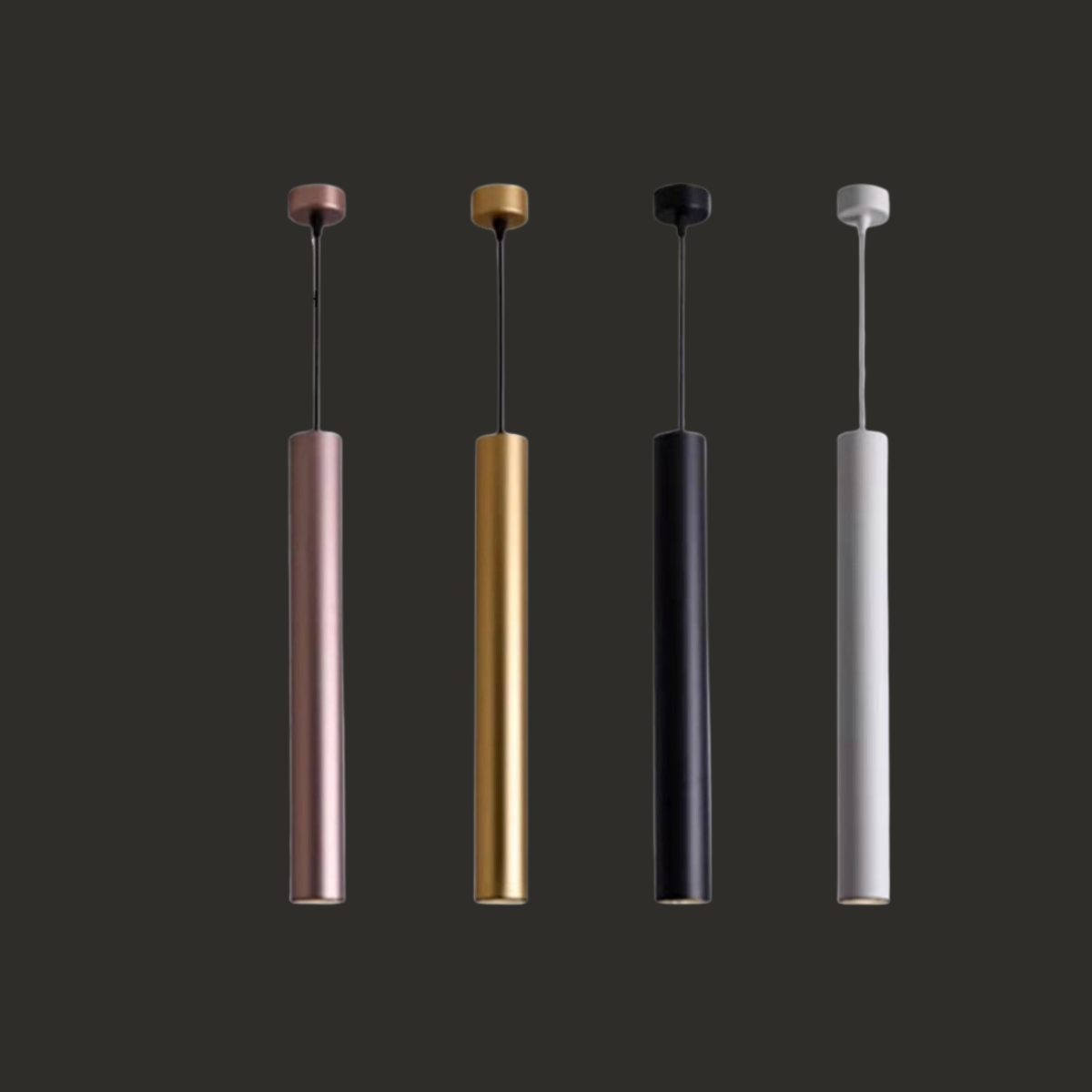 Modern LED Cylinder Pendant Light