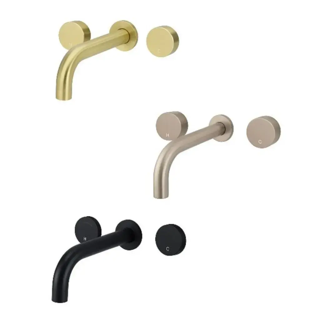 Circular Wall Taps Tiger Bronze