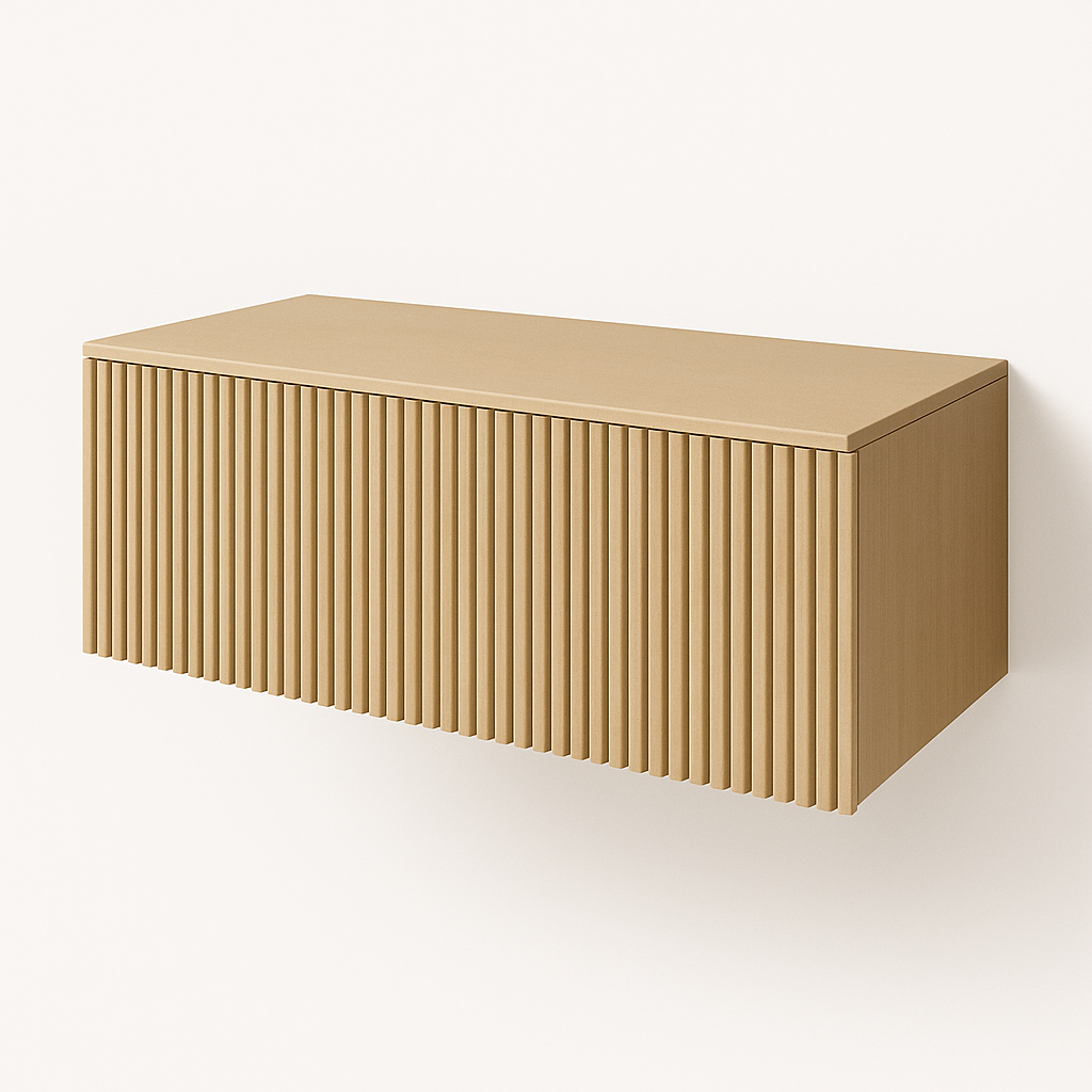 Single Layer Groove Style With Pu Paint Drawers
