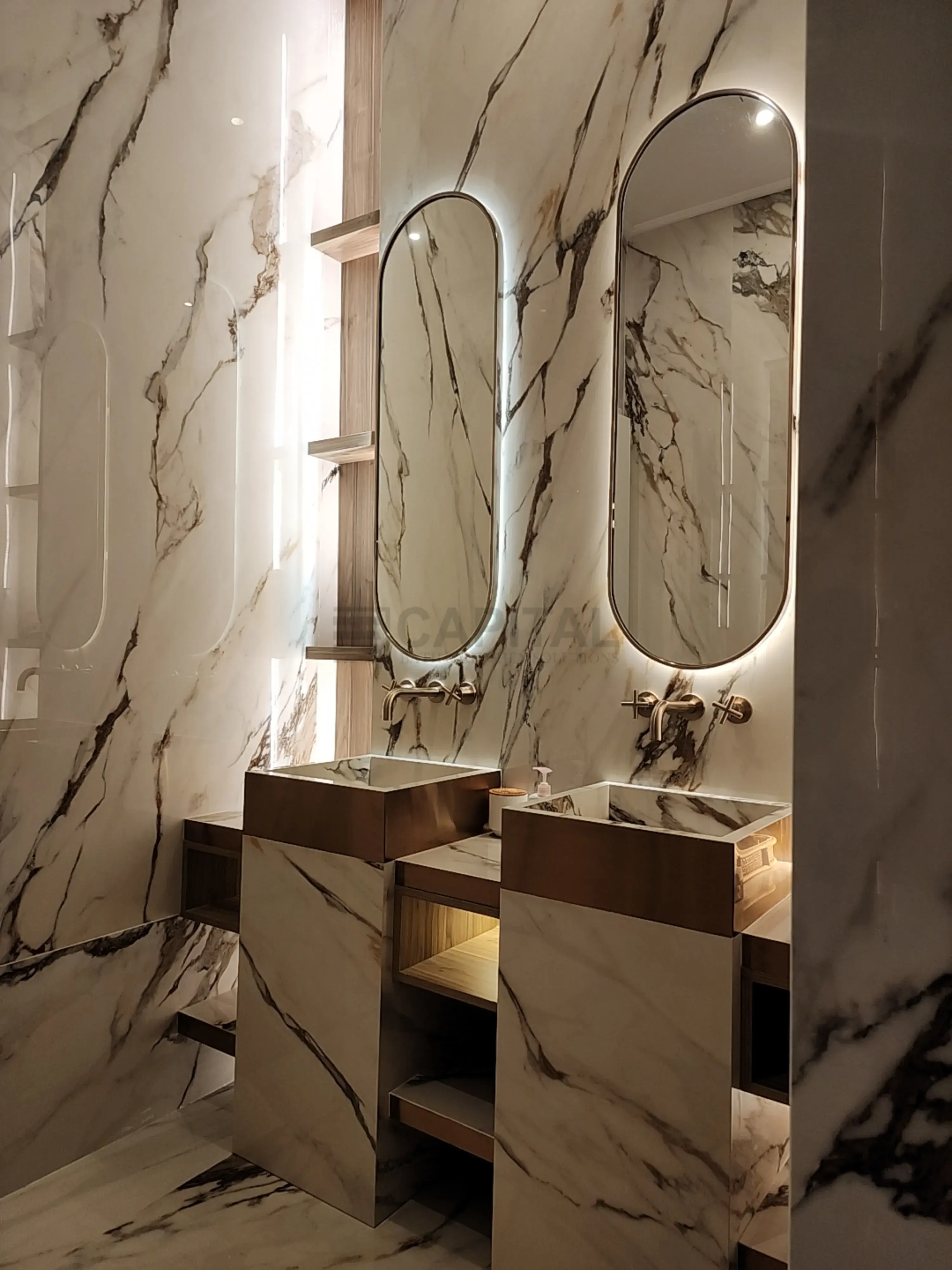 Porcelain Counter Modern Series Axis