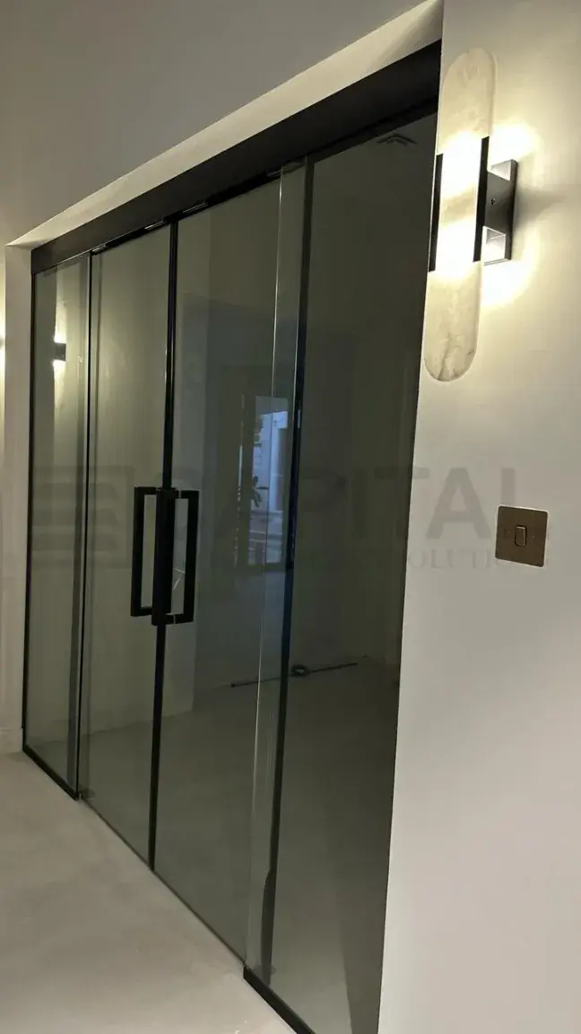 زجاج دش منزلق