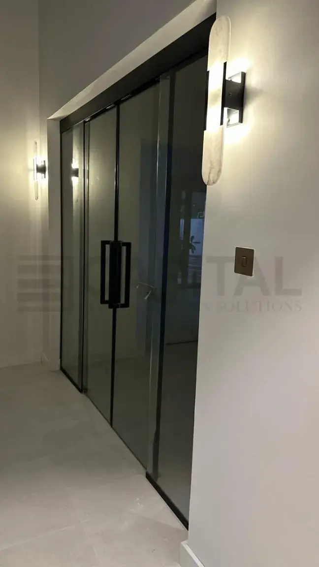 زجاج دش منزلق