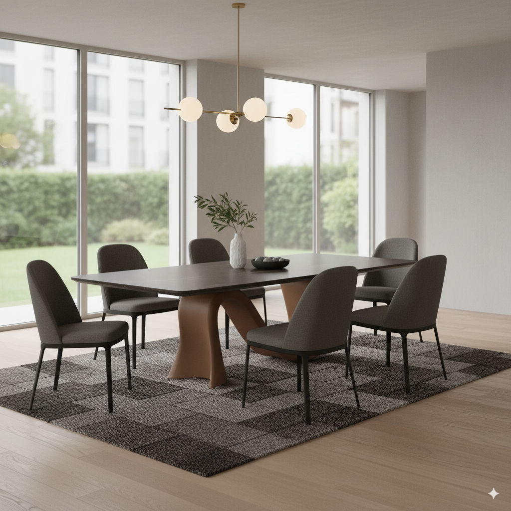 Elegant Marble Dining Table for Living & Dining Rooms Real