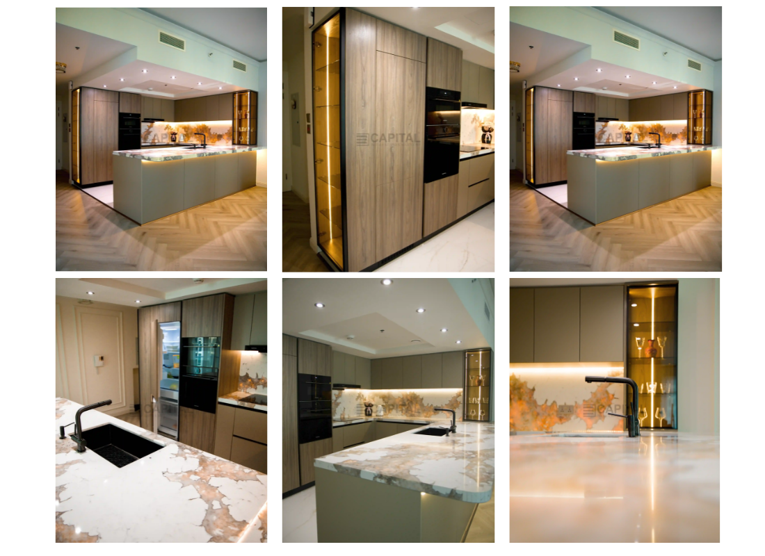 Kitchen Collage - Yelena Downtown Dubai